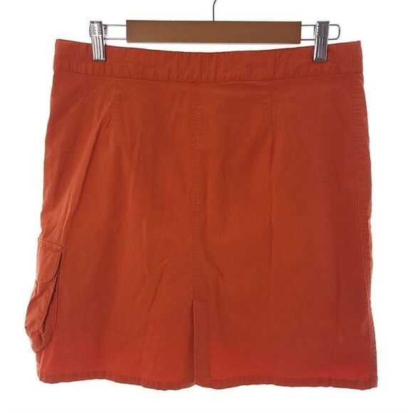 Athleta Cargo Skort Solid Orange Womens Size 8 35316 - Picture 6 of 10